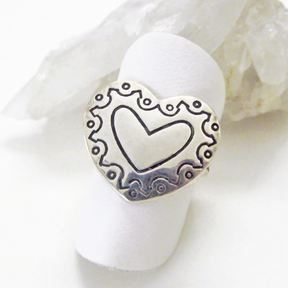 Sterling Silver Heart Ring